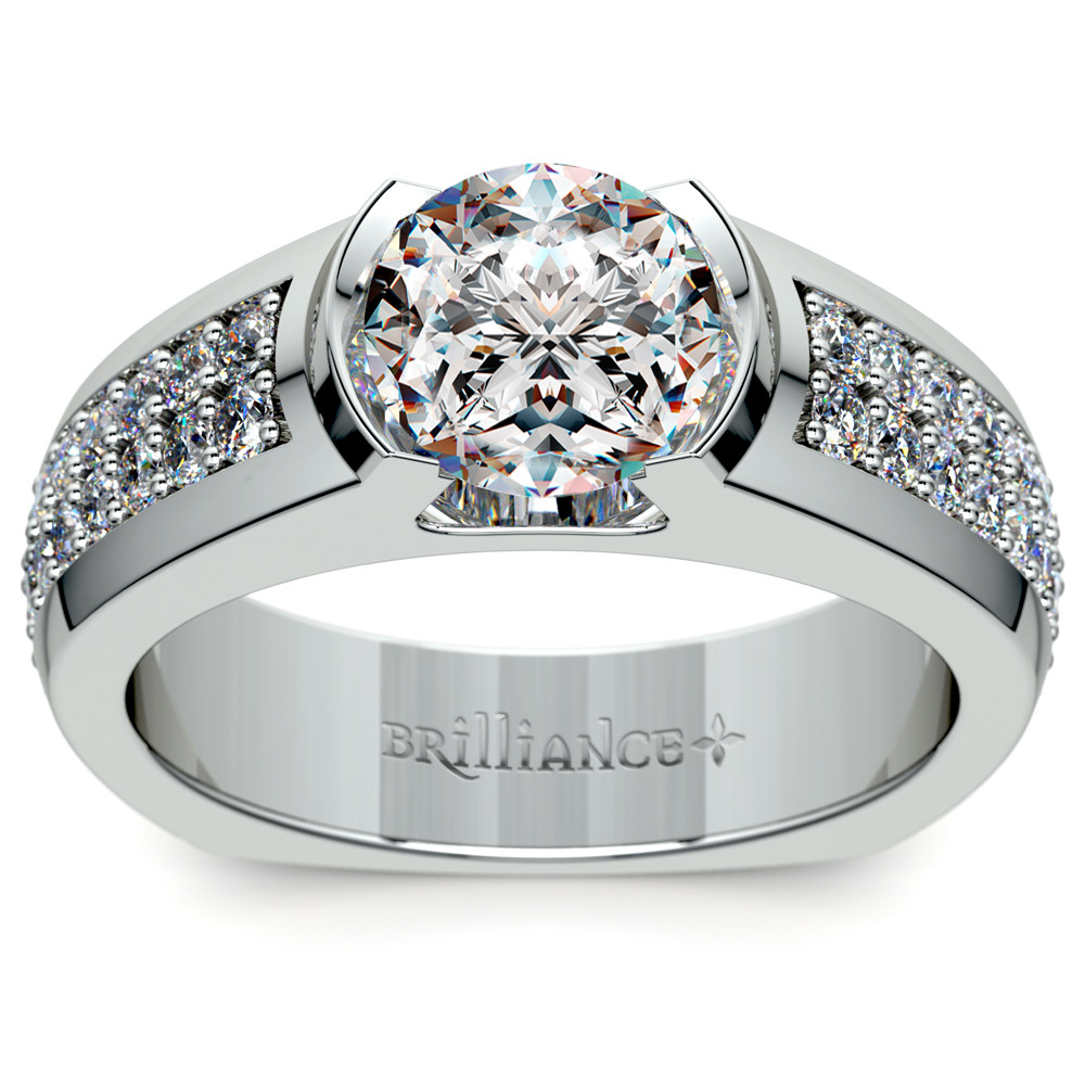 Mens Diamond Engagement Rings
 Eros Diamond Mangagement™ Ring 2 1 3 ctw