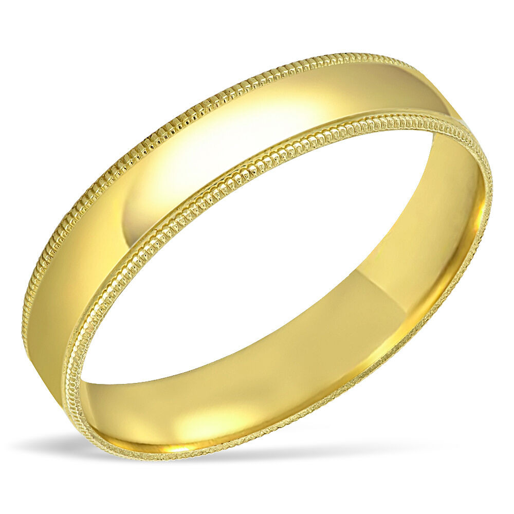 Mens Gold Wedding Band
 Men s SOLID 10K Yellow Gold Wedding Band Engagement Ring