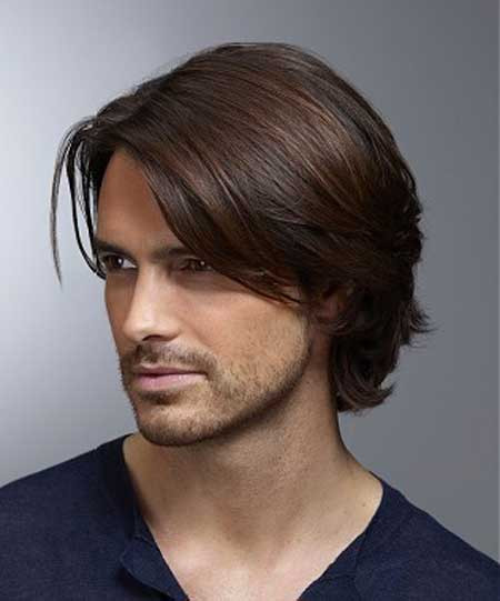 Mens Haircuts Medium Length
 Straight hairstyles for men 2013