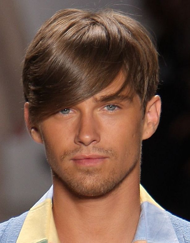Mens Haircuts With Bangs
 Picture Gallery of Men s Hairstyles Medium Length