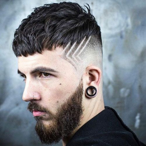 Mens Hairstyles With Line
 23 Cool Haircut Designs For Men 2019