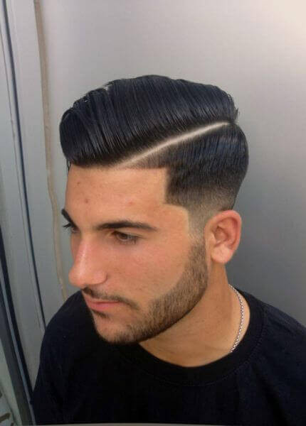 Mens Hairstyles With Line
 Hairstyle Men 2015 0