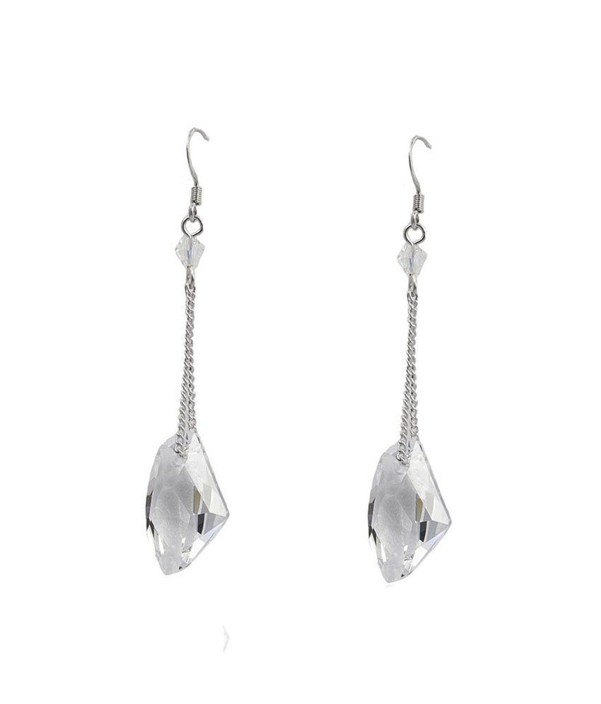 Mens Hanging Earrings
 Gildermen Crystal Chain Danglers For Women Gmea2Trrr8 Buy