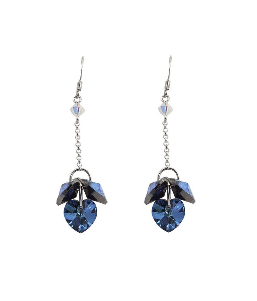 Mens Hanging Earrings
 Gildermen Crystal Chain Danglers For Women Gmea2Krrr2 Buy