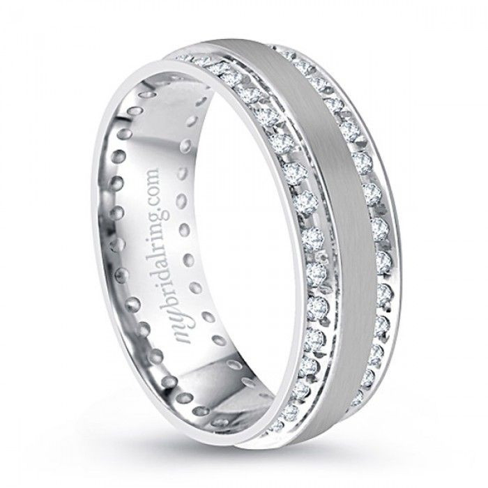 Mens Wedding Bands Gold With Diamonds
 333 best Mens White Gold Wedding Bands with Diamonds