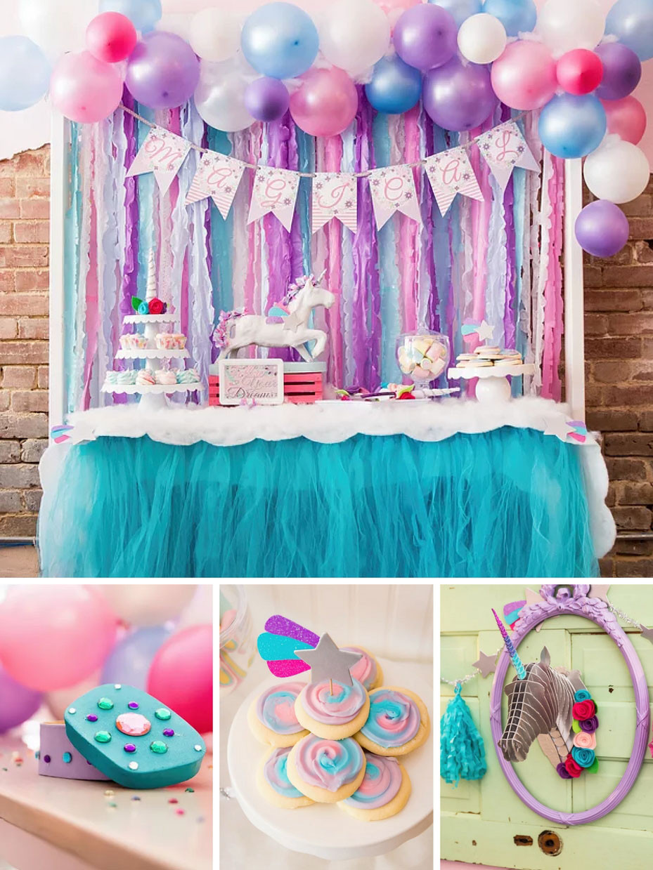 Mermaid And Unicorn Party Ideas
 100 EPIC Best Purple And Green Birthday Party Ideas