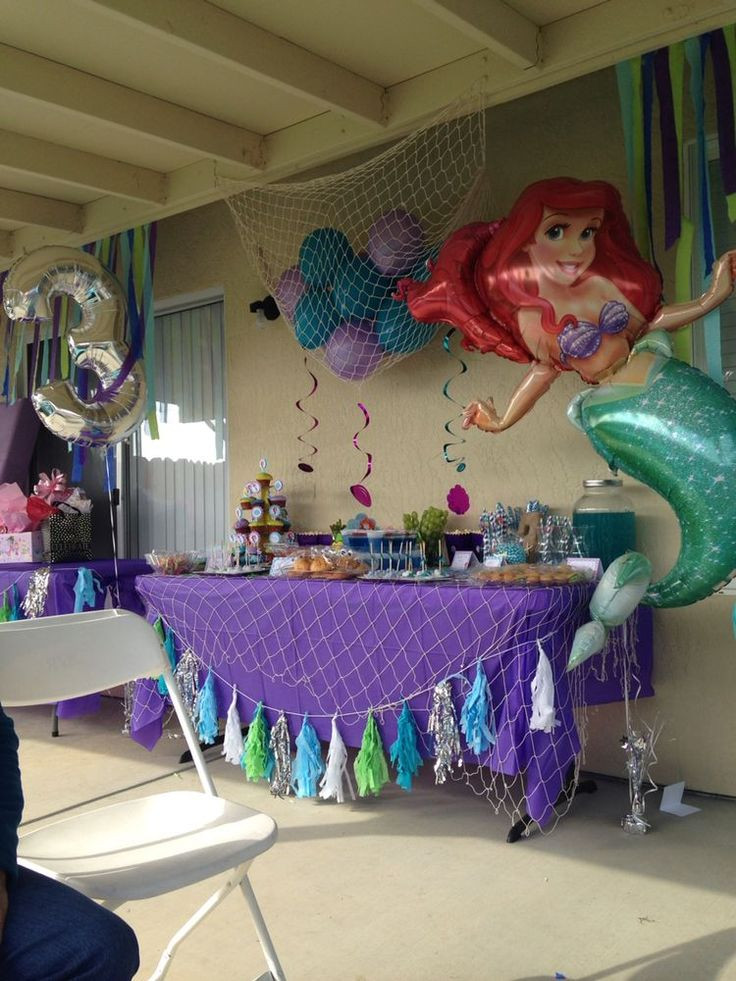 Mermaid Ariel Party Ideas
 Pin by Tania Mendoza on Ariel bday