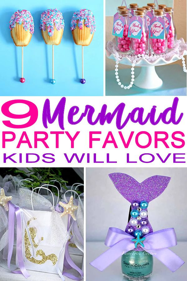 Mermaid Birthday Party Favor Ideas
 Pin on kids birthday ideas