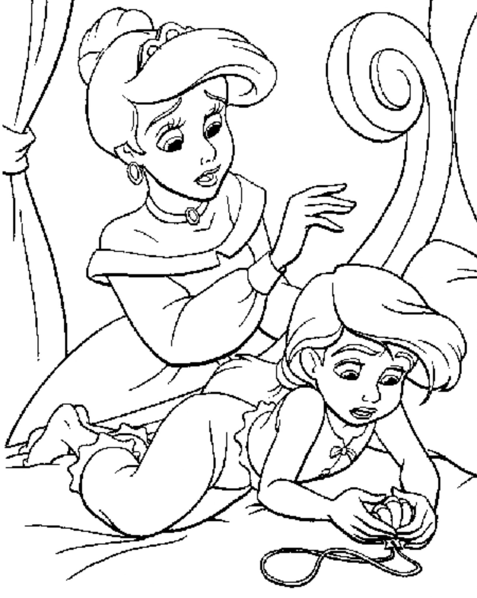 Mermaid Coloring Pages Kids
 Print & Download Find the Suitable Little Mermaid