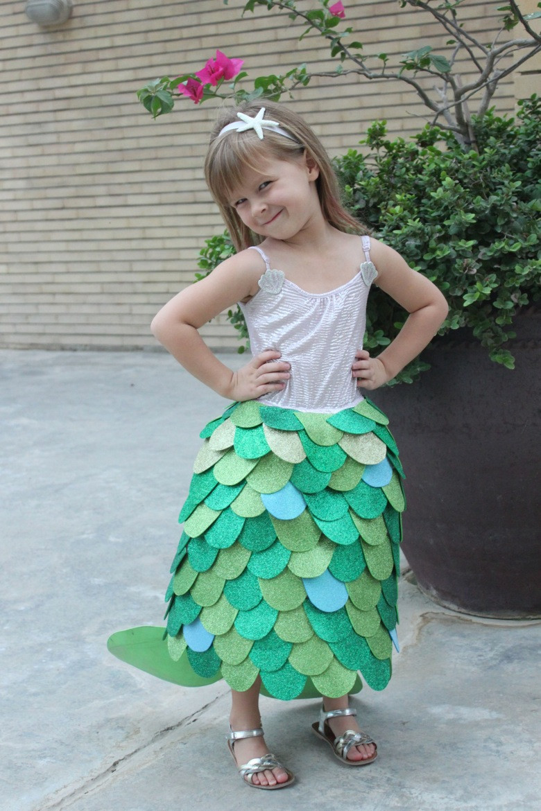Mermaid DIY Costume
 13 Clever Halloween Costumes for Kids Spooky Little