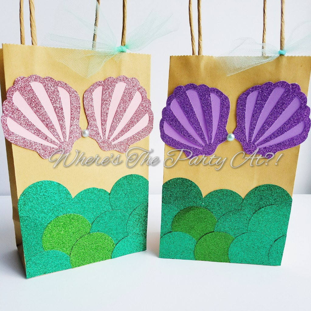 Mermaid Party Bag Ideas
 Mermaid Party Favor Bags