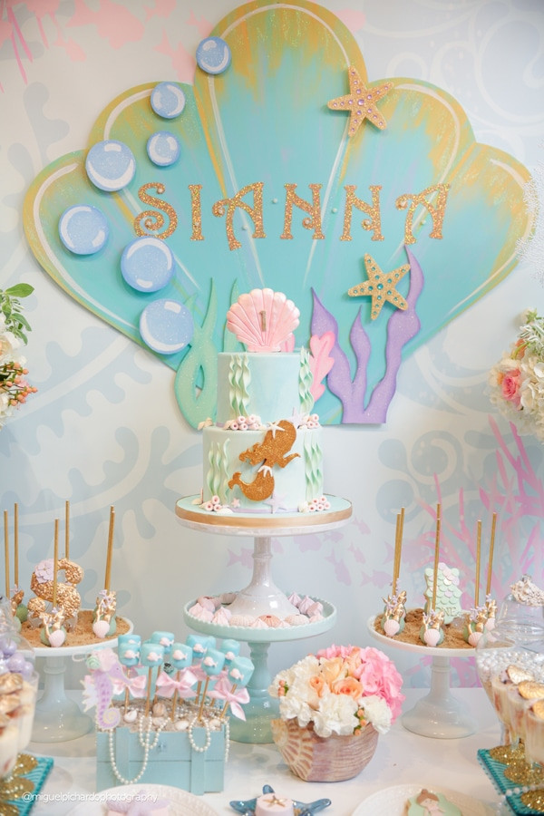 Mermaid Party Decorations Ideas
 29 Magical Mermaid Party Ideas Pretty My Party Party Ideas