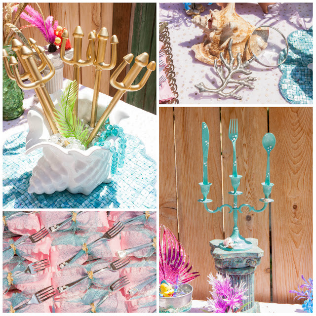 Mermaid Party Favor Ideas
 Bella C Parties "The Little Mermaid" Pool Party