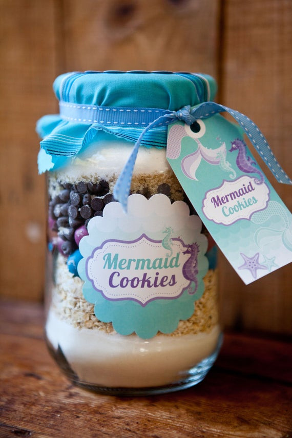 Mermaid Party Favors Ideas
 Mermaid Cookies Labels and Tags Mermaid Party Favors DIY