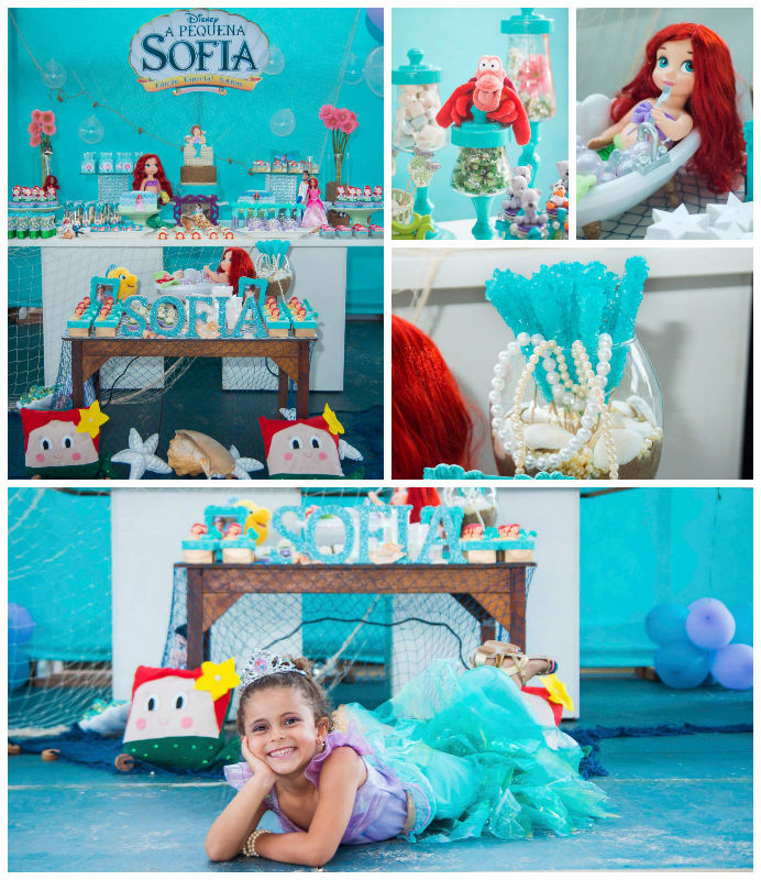 Mermaid Party Game Ideas
 Kara s Party Ideas The Little Mermaid themed birthday