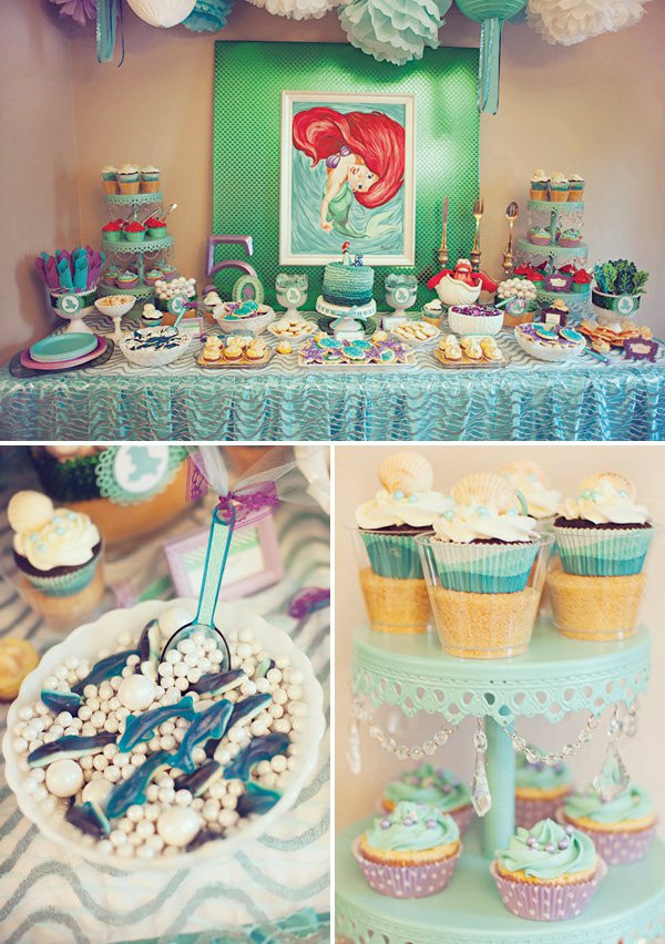 Mermaid Party Ideas For Adults
 DIYed Ariel Themed Little Mermaid Birthday Party