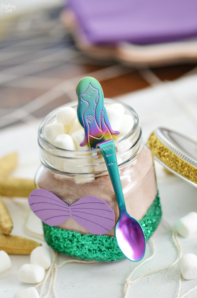 Mermaid Party Ideas
 Little Mermaid Party Favors DIY Glitter Jar Finding Zest