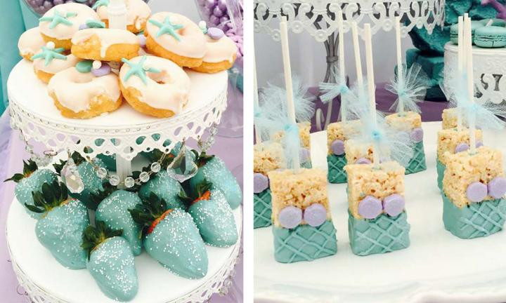 Mermaid Party Snack Ideas
 Mermaid theme party food on trend ideas for your next