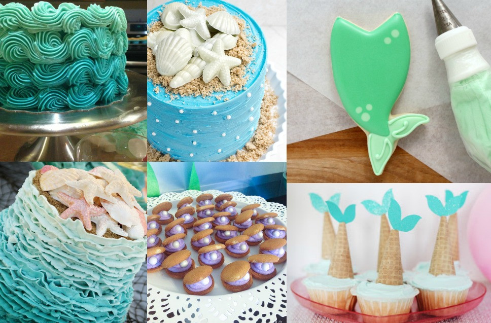 Mermaid Party Snack Ideas
 First Birthday Mermaid Party Inspiration Brie Brie Blooms