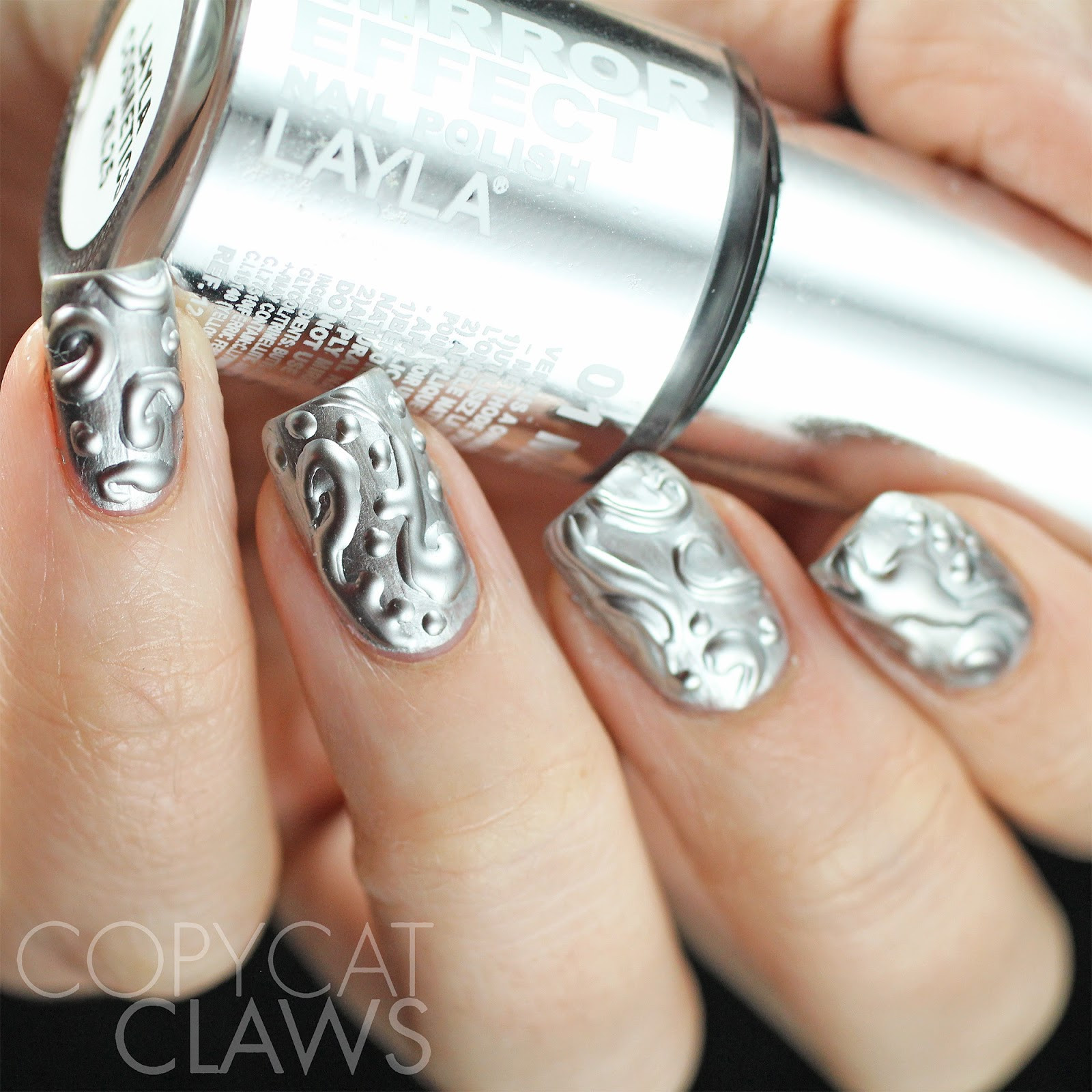 Metallic Nail Designs
 Copycat Claws The Digit al Dozen does New & Improved