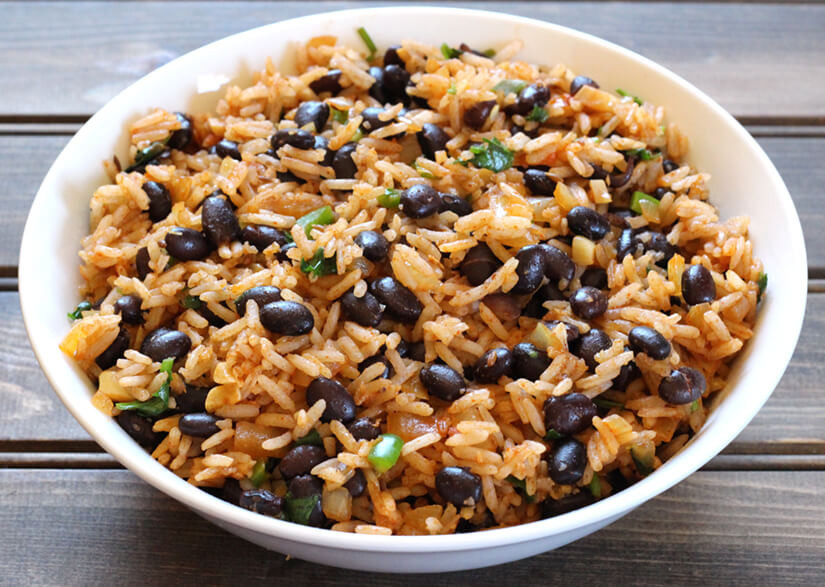 Mexican Beans And Rice
 BLACK BEANS RICE Cook with Kushi