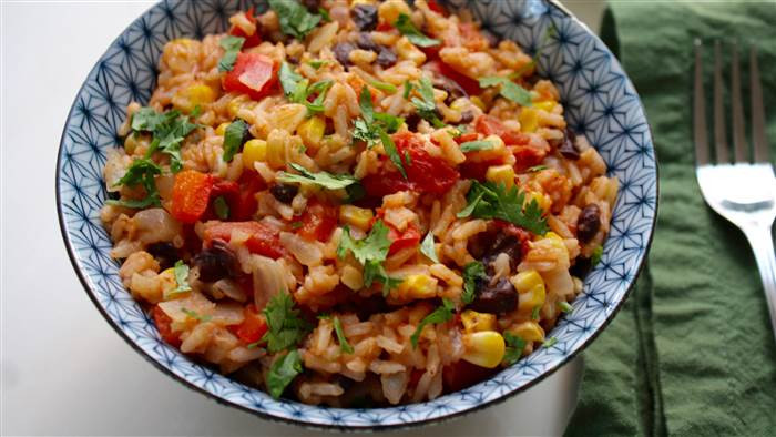Mexican Beans And Rice
 e Pot Mexican Rice with Black Beans and Corn TODAY