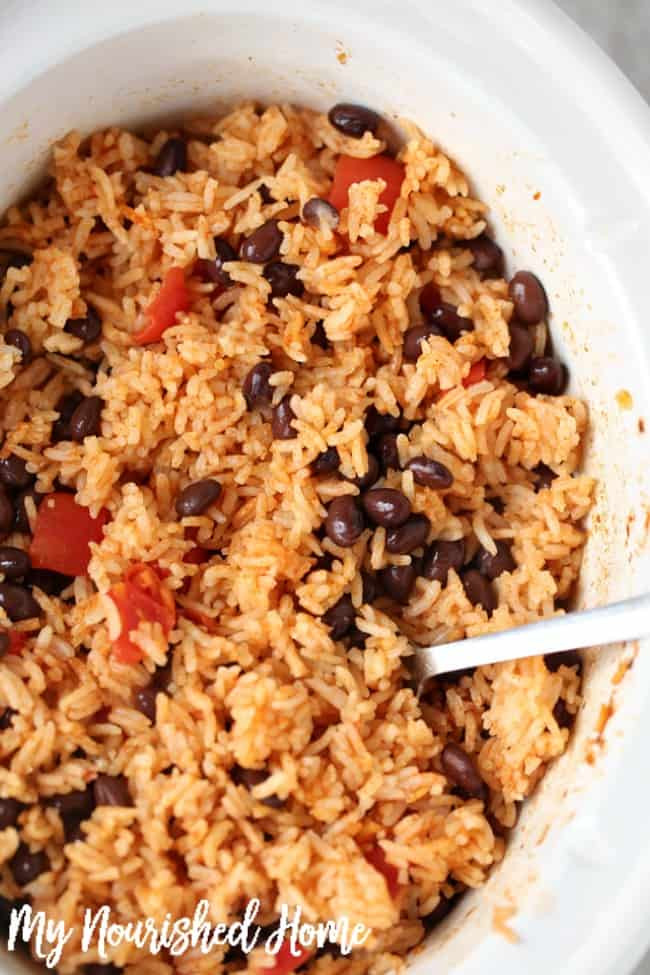 Mexican Beans And Rice
 Slow Cooker Mexican Rice and Beans