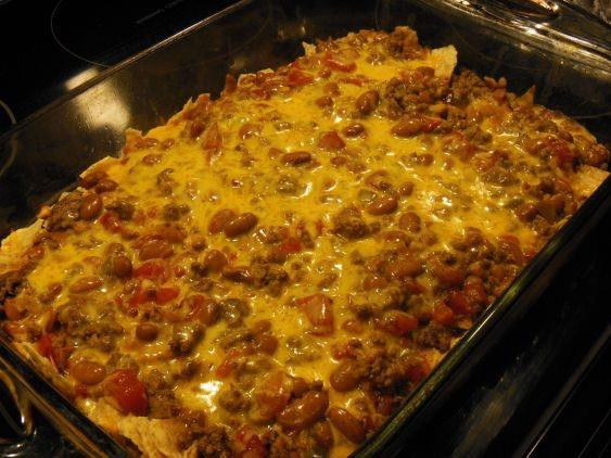 Mexican Casserole With Tortilla Chips
 Foodgasms