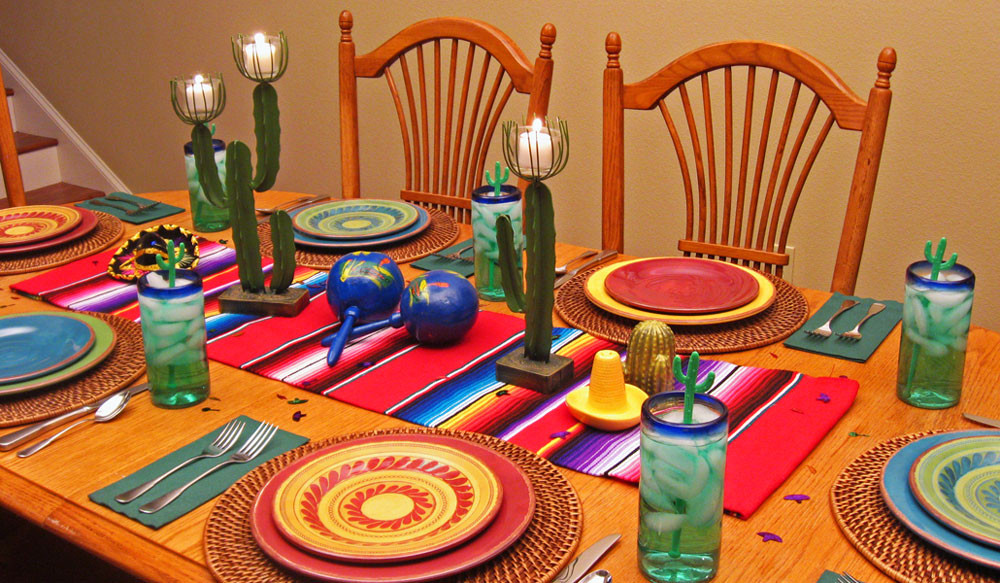 Mexican Dinner Party Ideas
 Mexican Centerpiece & Dinner Party Decorations