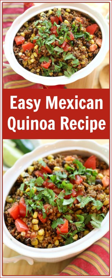 Mexican Quinoa Recipe
 Easy Mexican Quinoa Recipe