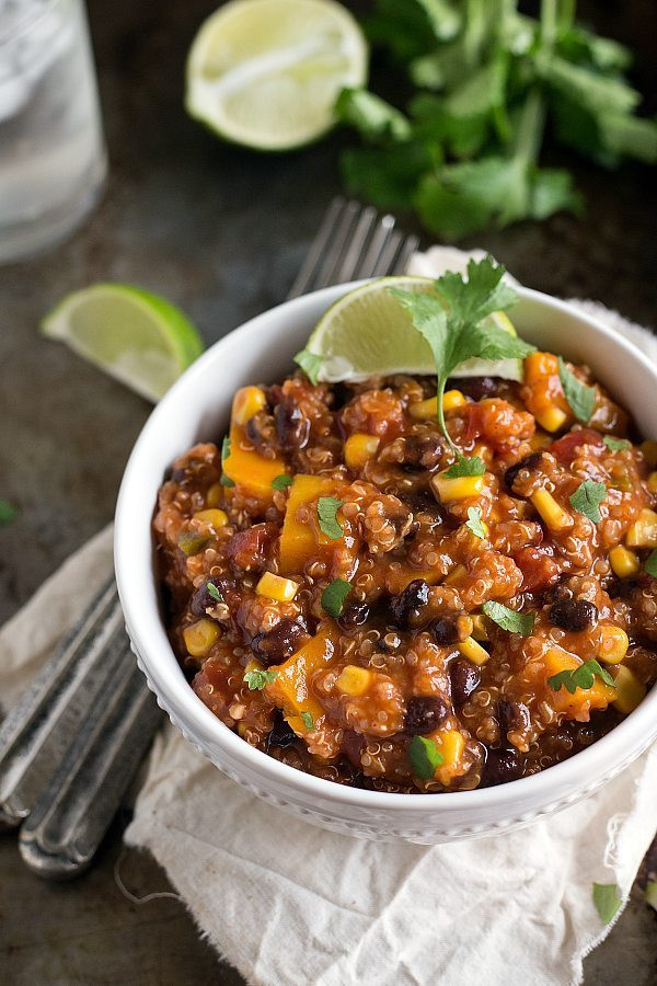 Mexican Quinoa Recipe
 SLOW COOKER MEXICAN QUINOA Food recipes