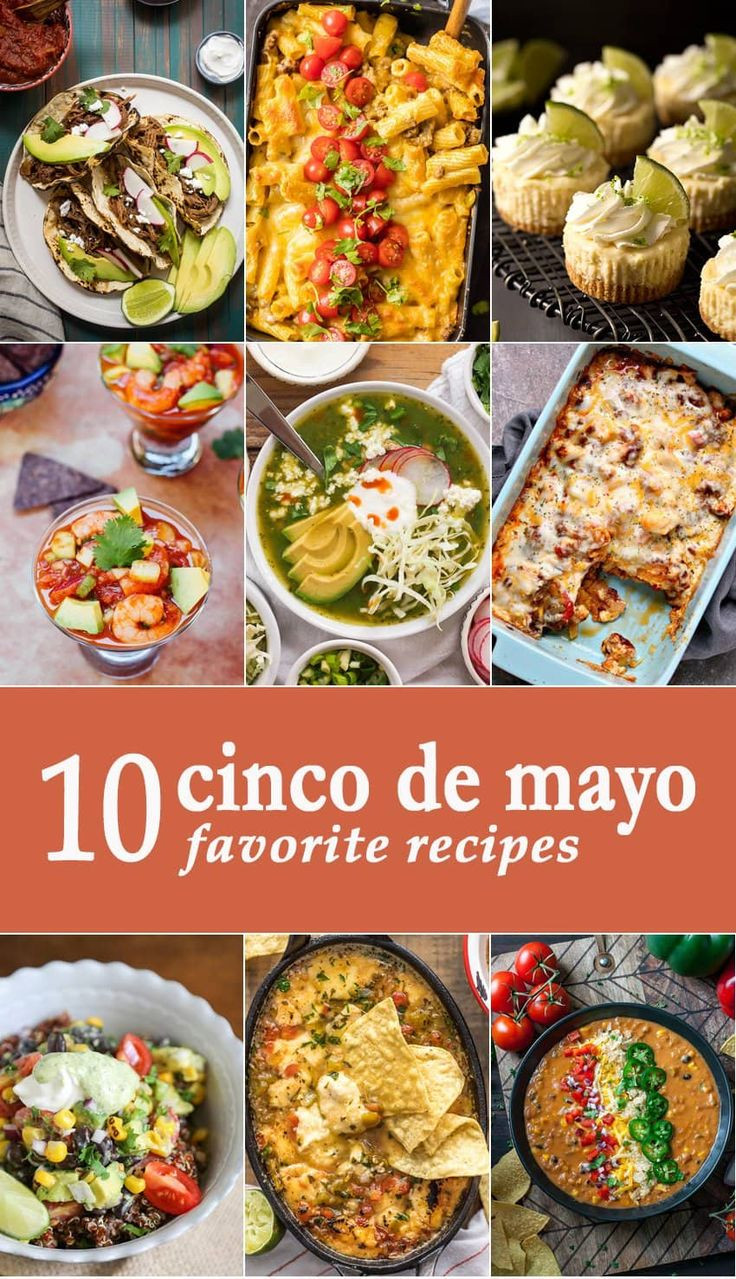 Mexican Recipes For Cinco De Mayo
 76 Amazing Cinco de Mayo Recipes Drinks Dips