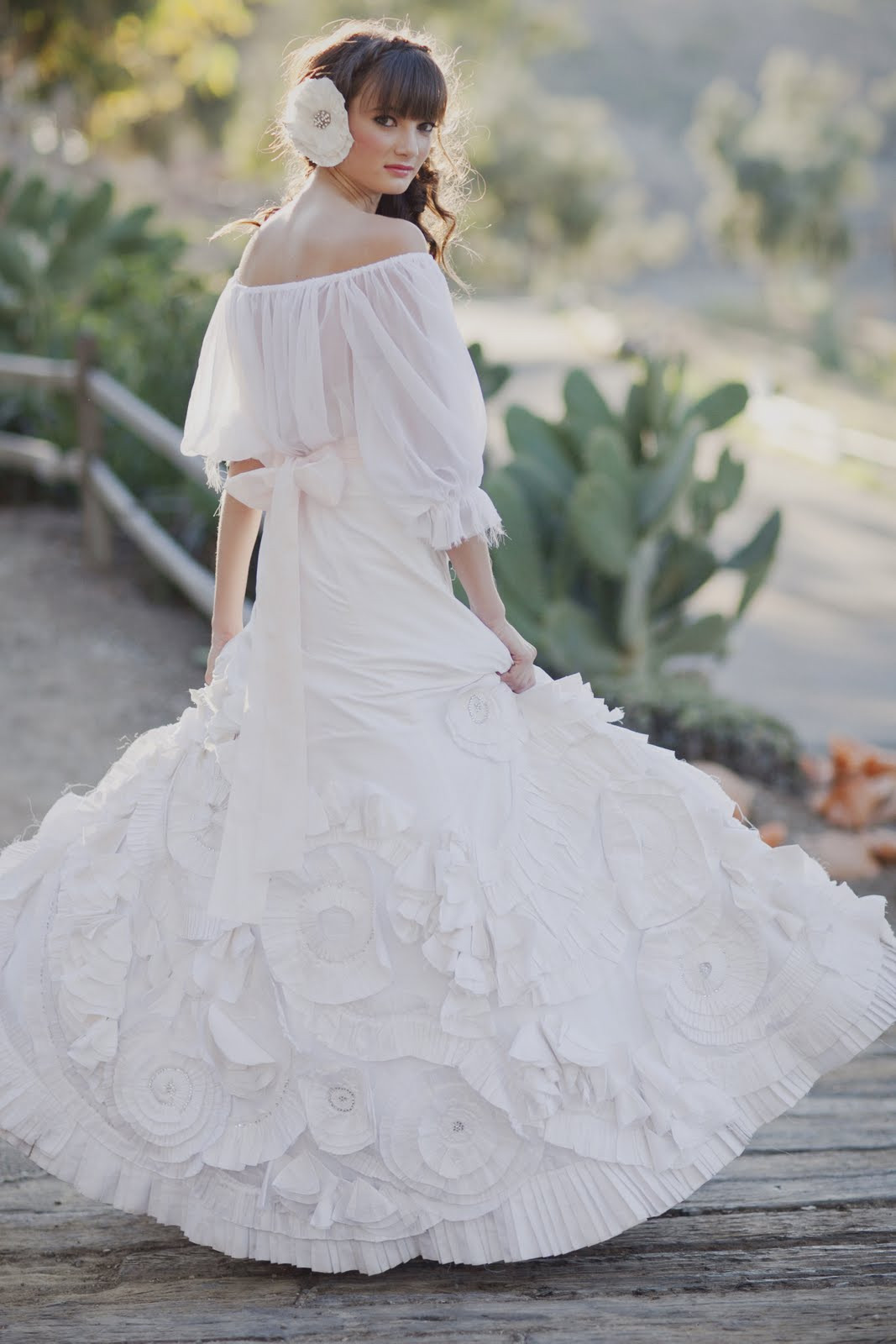 Mexican Wedding Dresses
 Spanish Bridal Fashion with Mexican Wedding Inspiration