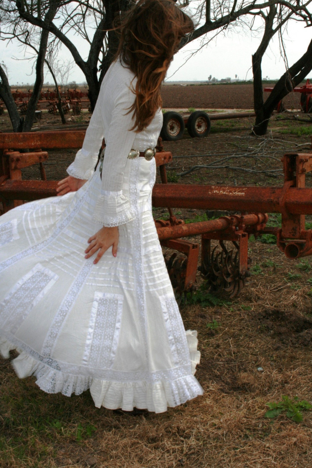 Mexican Wedding Dresses
 Mi Esposa Exquisite Pin Tucked Mexican Wedding Dress