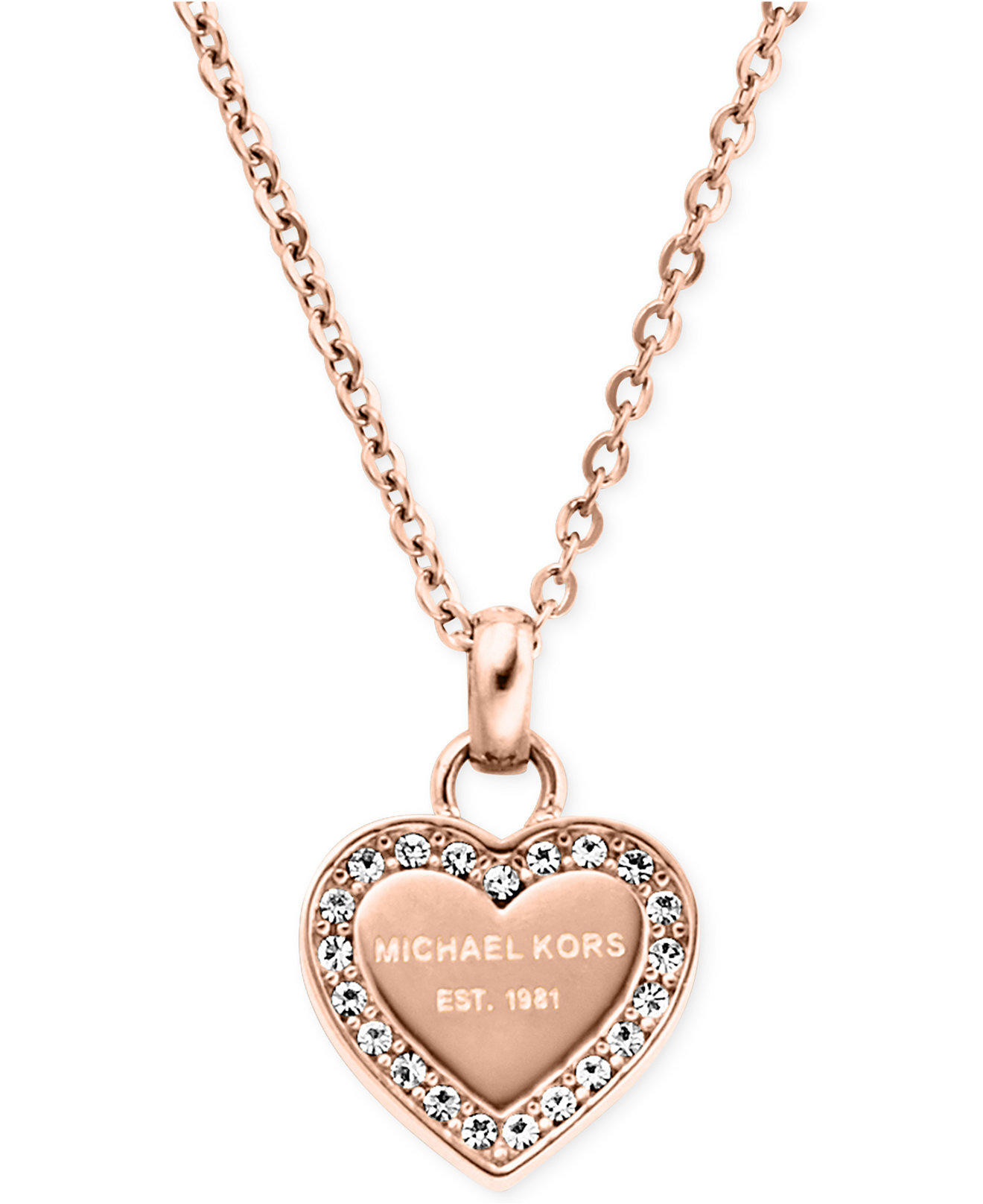 Michael Kors Necklaces
 Michael Kors Crystal Heart Pendant from Macys