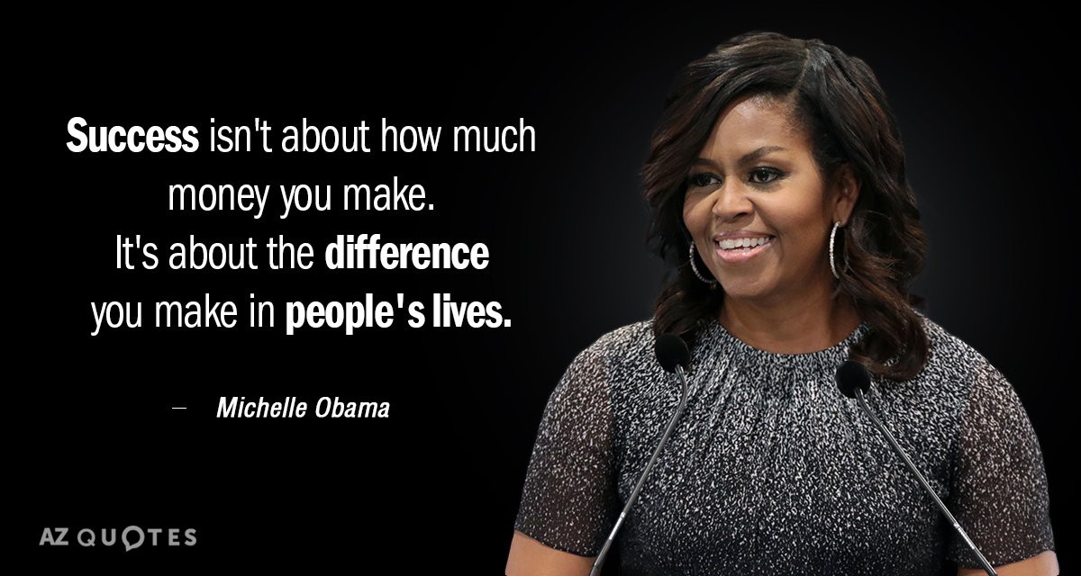 Michelle Obama Leadership Quotes
 Michelle Obama