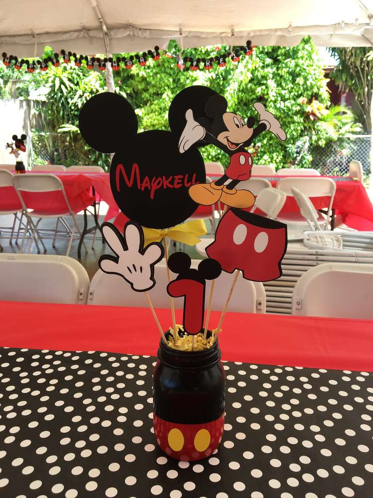Mickey Mouse Birthday Decoration Ideas
 Mickey Mouse Birthday Party Ideas 8 of 14