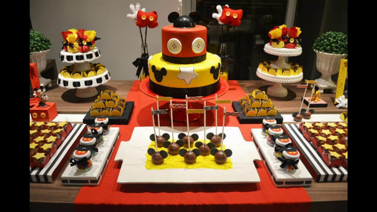 Mickey Mouse Birthday Decoration Ideas
 Mickey mouse party decorating ideas