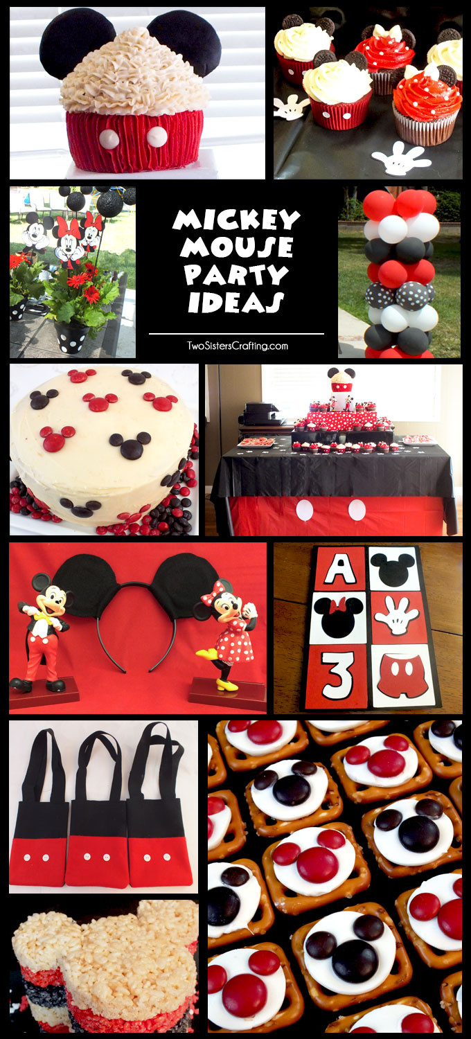 Mickey Mouse Birthday Party Decorations
 Mickey Mouse Party Ideas Two Sisters