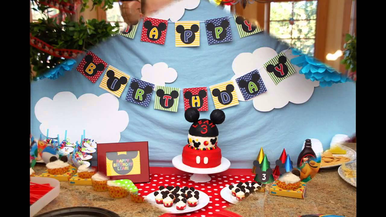 Mickey Mouse Birthday Party Decorations
 Awesome Mickey mouse clubhouse birthday party decoration