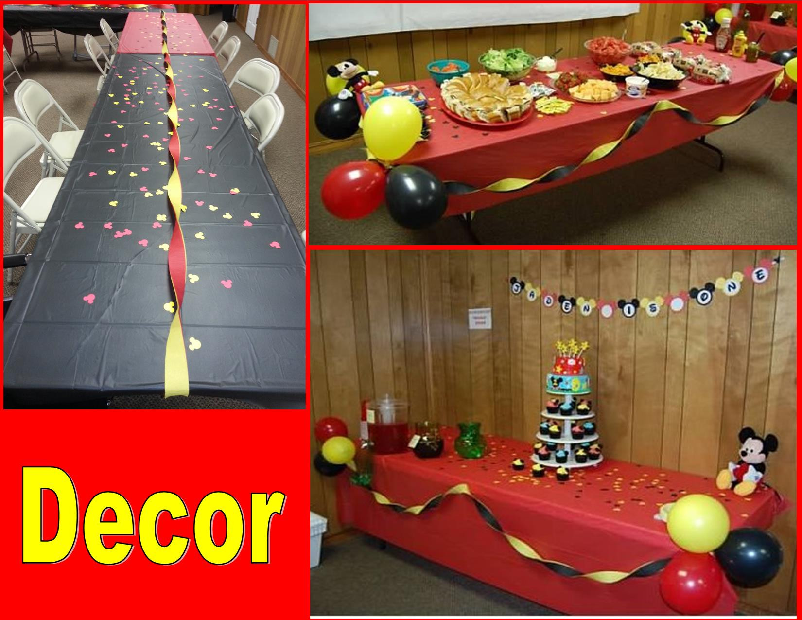 Mickey Mouse Birthday Party Decorations
 Pinterest Inspired Mickey Mouse 1st Birthday Party on a