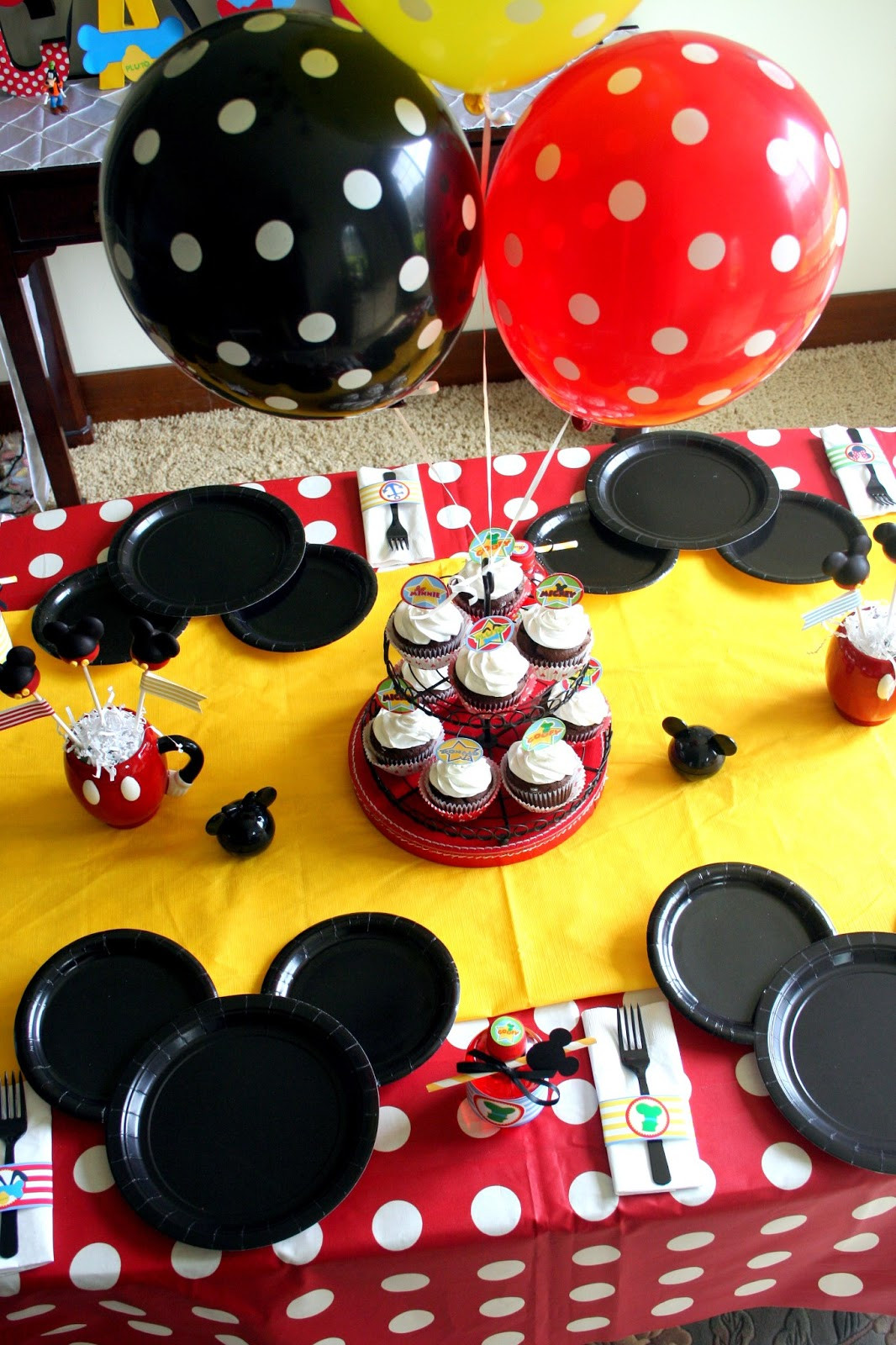 Mickey Mouse Birthday Party Decorations
 The Carver Crew A VERY MICKEY BIRTHDAY