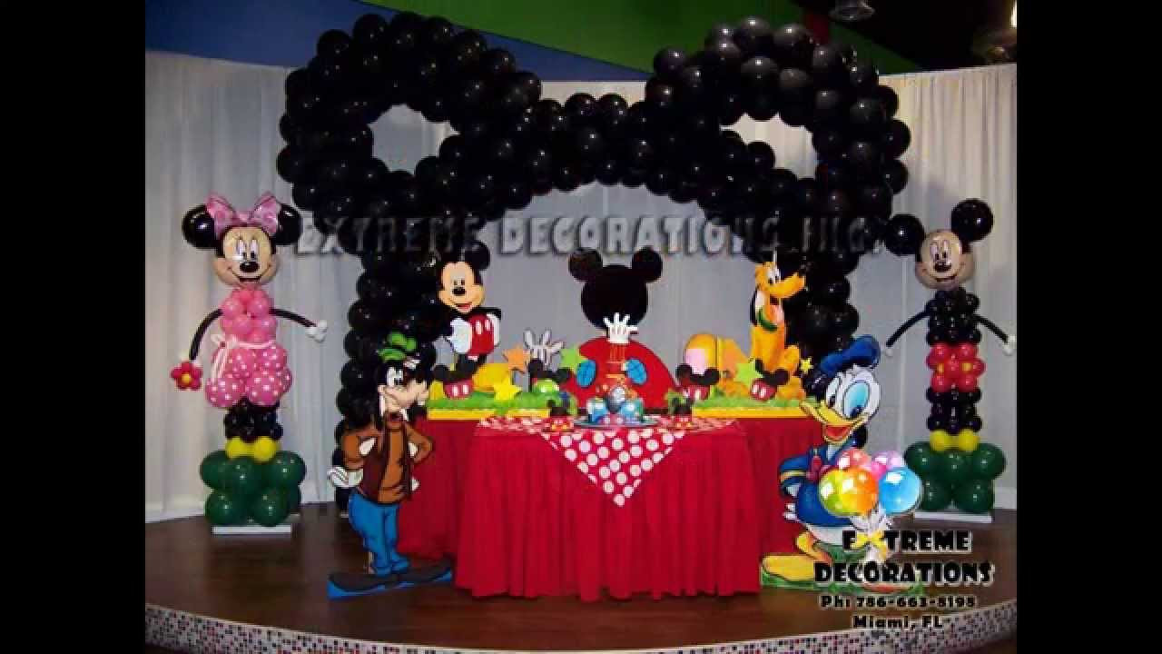 Mickey Mouse Birthday Party Decorations
 Creative Mickey mouse clubhouse birthday party decorations