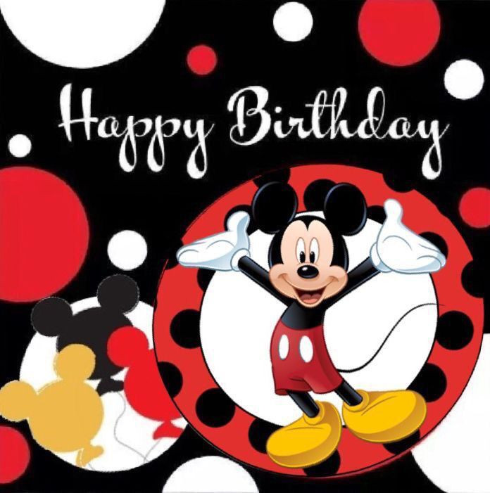 Mickey Mouse Birthday Quotes
 Happy birthday Mickey Mouse feliz cumple