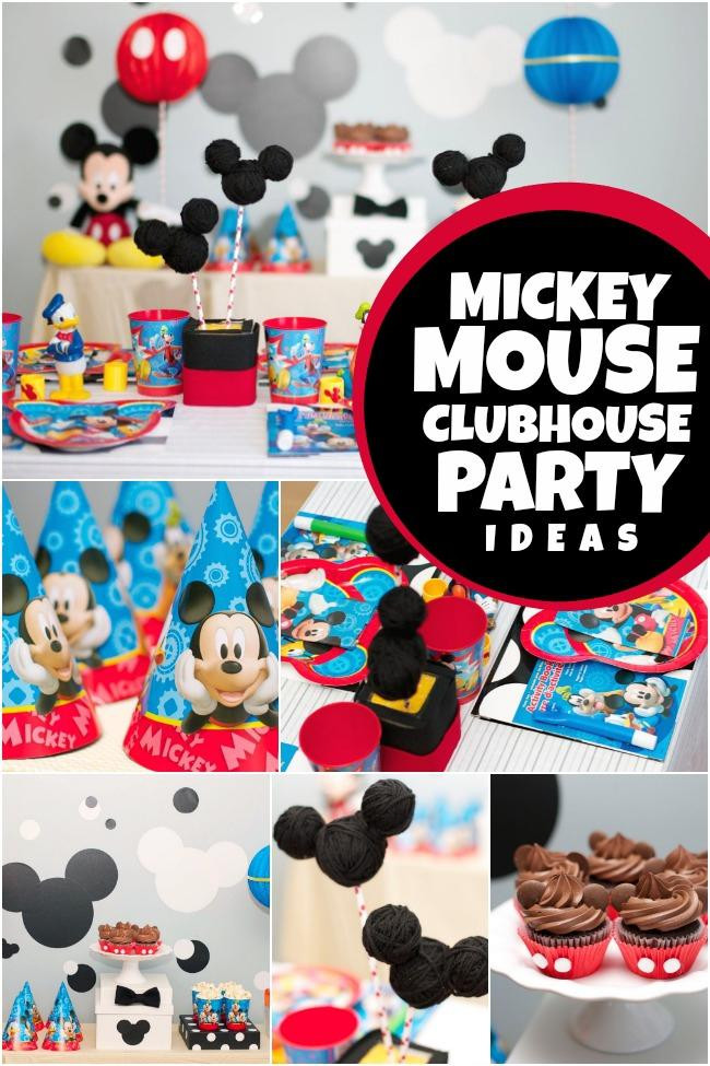Mickey Mouse Clubhouse Birthday Party Ideas
 A Disney Junior Mickey Mouse Birthday Party Spaceships