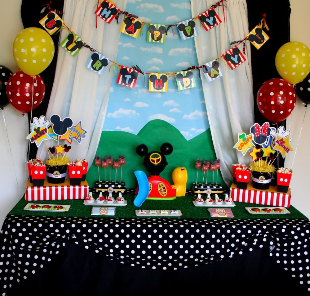 Mickey Mouse Clubhouse Birthday Party Ideas
 40 Mickey Mouse Party Ideas Mickey s Clubhouse Pretty