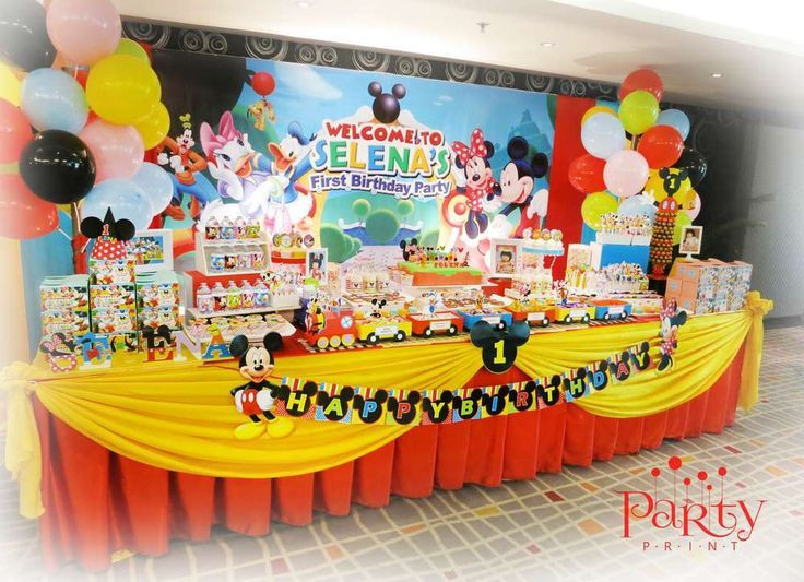 Mickey Mouse Clubhouse Party Ideas 1St Birthday
 Mickey Mouse Clubhouse Birthday Party Ideas