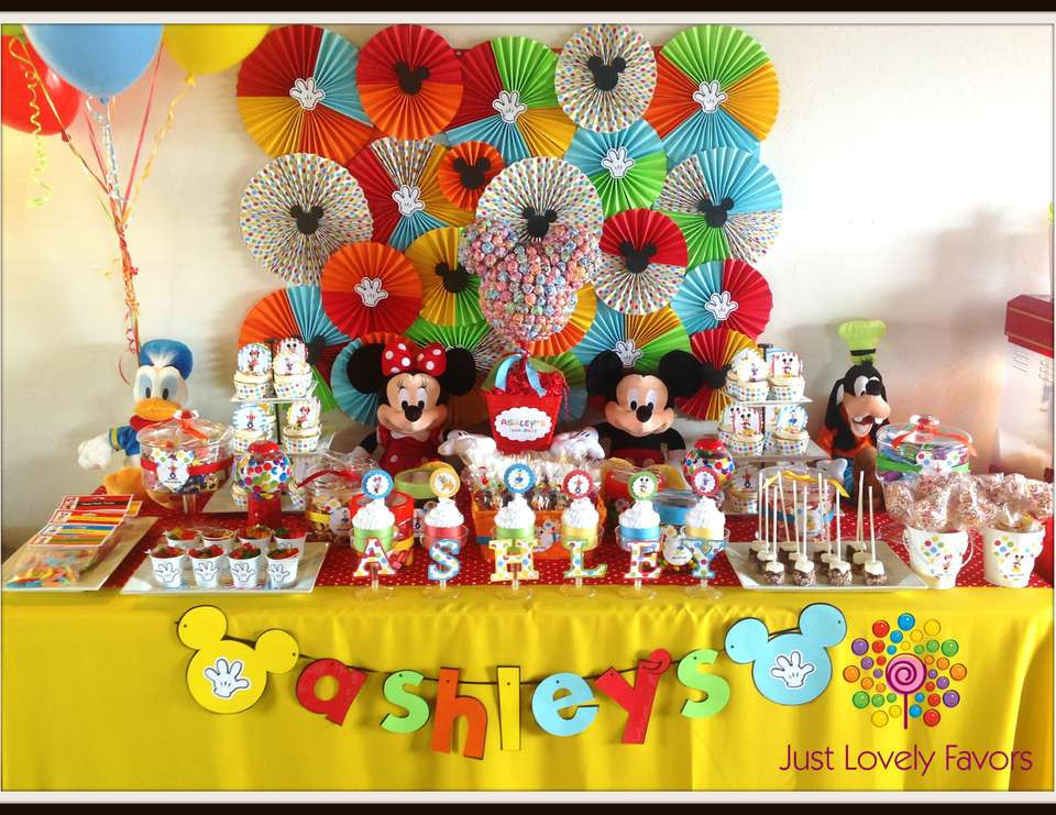 Mickey Mouse Clubhouse Party Ideas 1St Birthday
 Mickey Mouse Clubhouse Party Birthday "Ashley s 1st