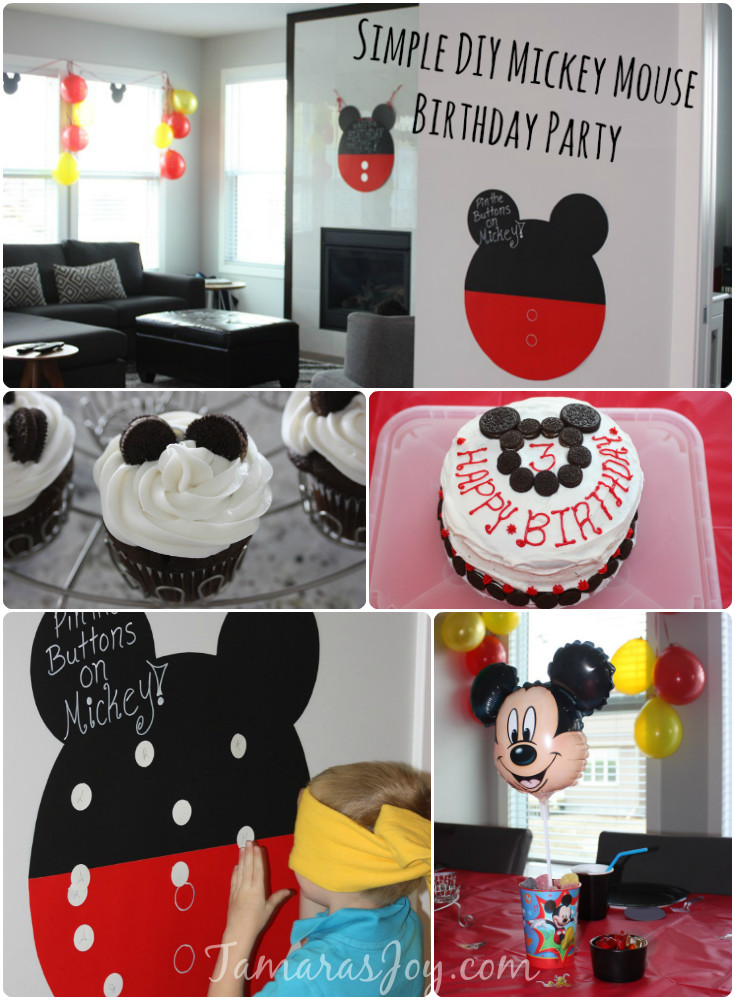 Mickey Mouse DIY Decorations
 DIY Mickey Mouse Birthday Party Decor ⋆ Tamara s Joy
