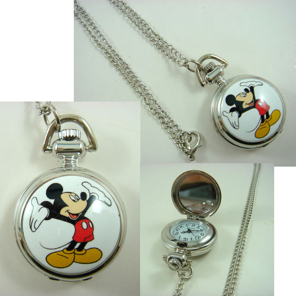 Mickey Mouse Necklace
 Mickey Mouse Women La s Girl Men Boy Fashion Pocket